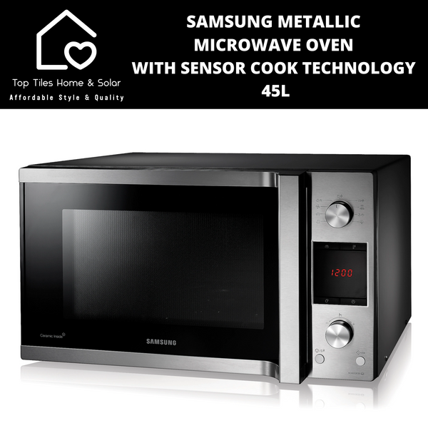 Samsung Metallic Microwave Oven With Sensor Cook Technology - 45L