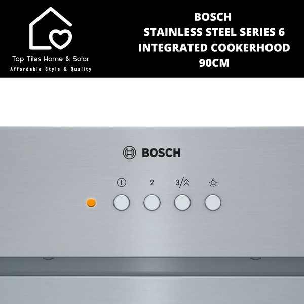 Bosch Series 6 - Stainless Steel Integrated Cookerhood - 90CM