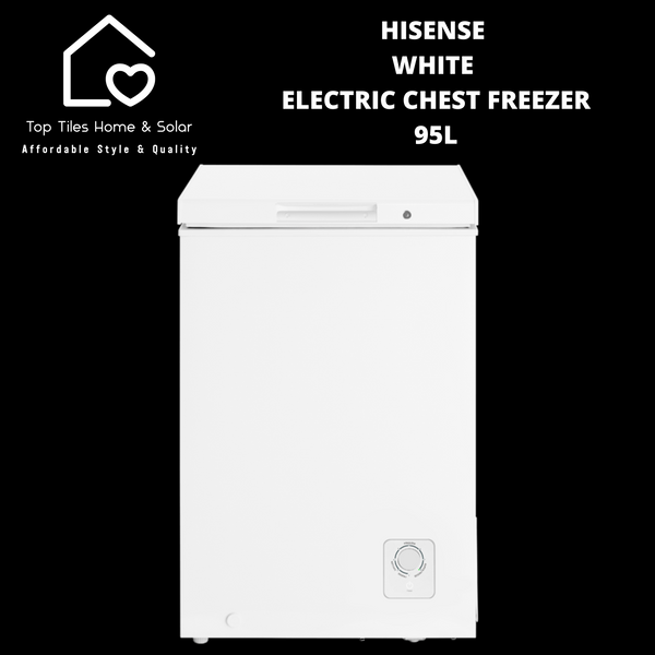 Hisense White Electric Chest Freezer - 95L