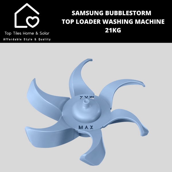 Samsung BubbleStorm  Top Loader Washing Machine - 21kg