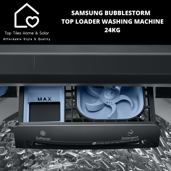 Samsung BubbleStorm  Top Loader Washing Machine - 24kg