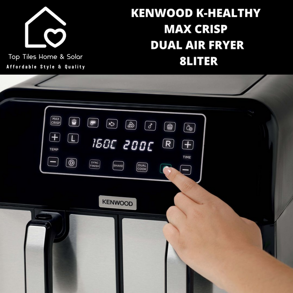 Kenwood K-Healthy Max Crisp Dual Air Fryer - 8Liter