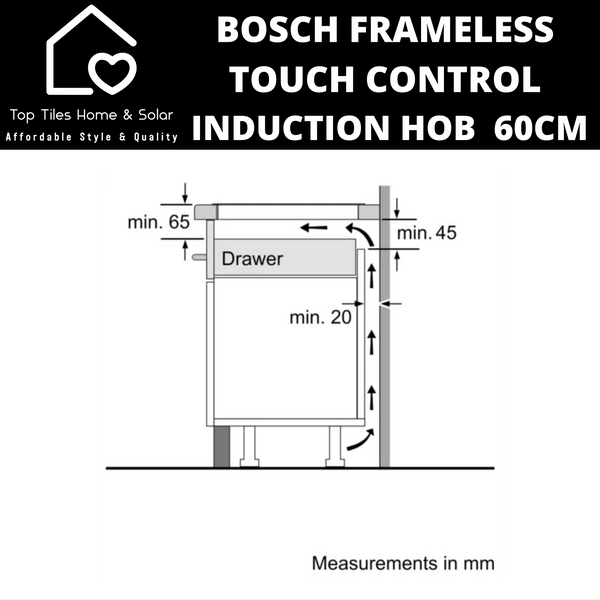 Bosch Series 4 - Frameless Induction Hob - 60cm