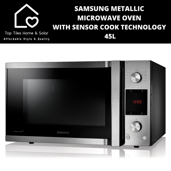 Samsung Metallic Microwave Oven With Sensor Cook Technology - 45L