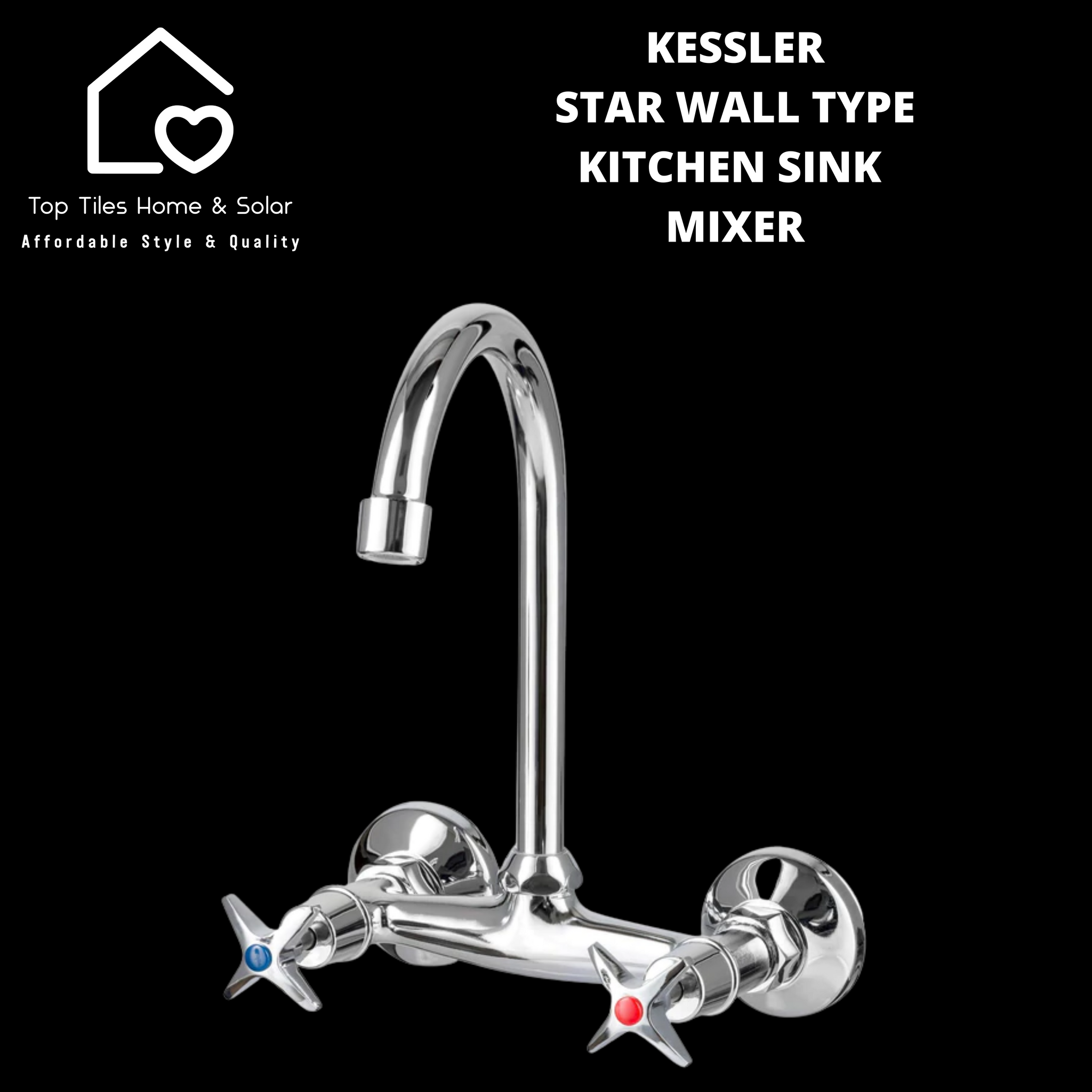 Kessler Chrome Medium Basin Mixer Tap