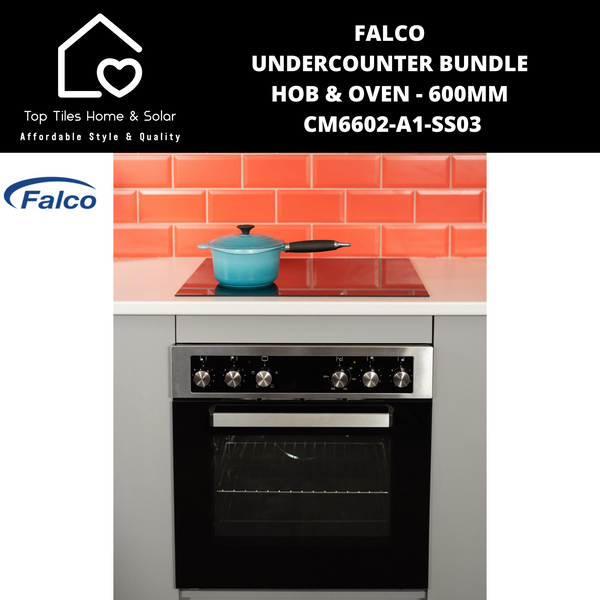 Falco Undercounter Bundle Hob & Oven - 600mm CM6602-A1-SS03