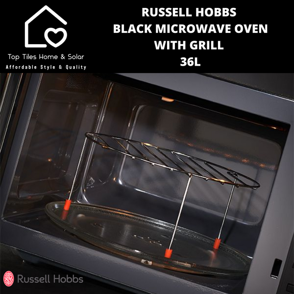 Russell Hobbs Black Microwave Oven With Grill - 36L