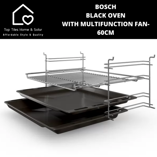 Bosch Series 2 - Black Built-In Oven with Multifunction Fan - 60cm