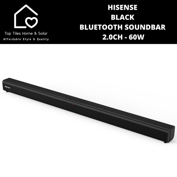 Hisense Black Bluetooth Soundbar 2.0Ch - 60W