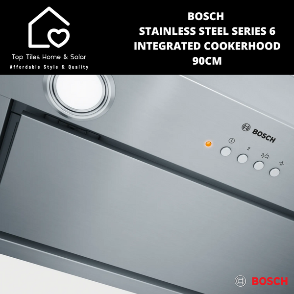 Bosch Series 6 - Stainless Steel Integrated Cookerhood - 90CM