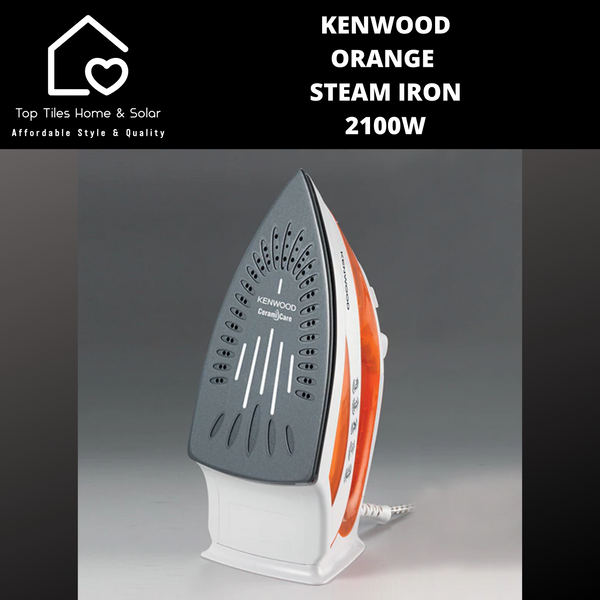 Kenwood Orange Steam Iron - 2100W