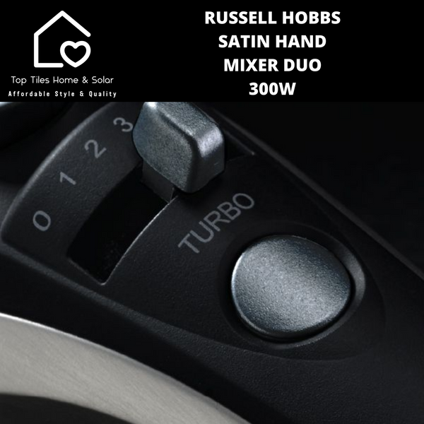 Russell Hobbs Satin Hand Mixer Duo - 300W