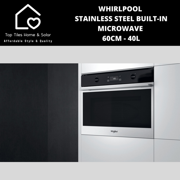 Whirlpool Stainless Steel Built-in Microwave - 60cm - 40L