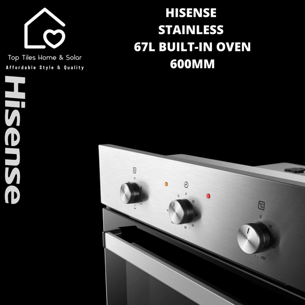 Hisense Stainless 67L Built-in oven - 600mm