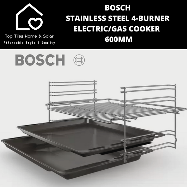 Bosch Series 2 - 4Burner Gas Cooker - 600mm