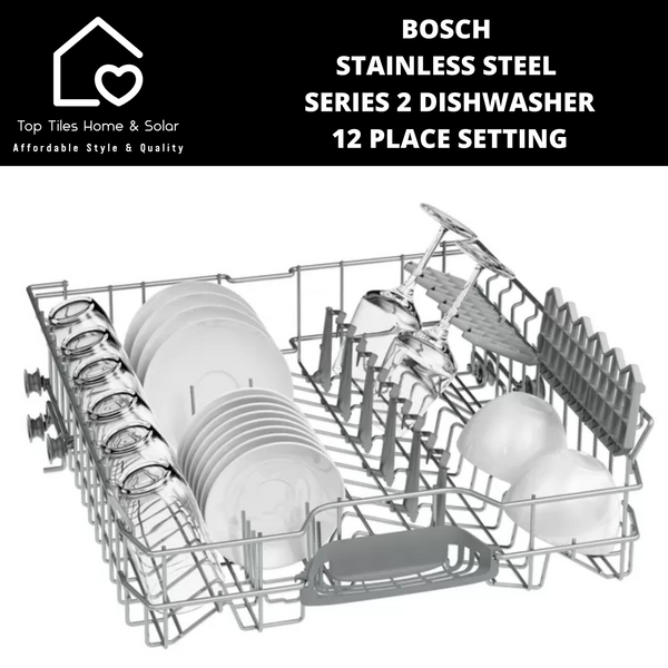 Bosch Series 2 - StainlessSteel Dishwasher - 12 Place Setting