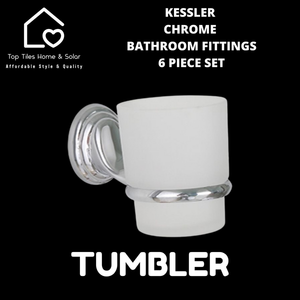 Kessler Chrome Bathroom Fittings - 6 Piece Set