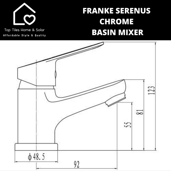 Franke Serenus Chrome Bathroom Mixer Combo