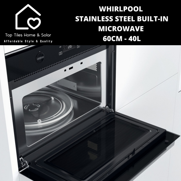 Whirlpool Stainless Steel Built-in Microwave - 60cm - 40L