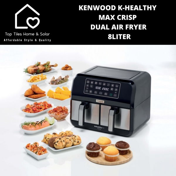 Kenwood K-Healthy Max Crisp Dual Air Fryer - 8Liter