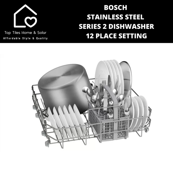 Bosch Series 2 - StainlessSteel Dishwasher - 12 Place Setting