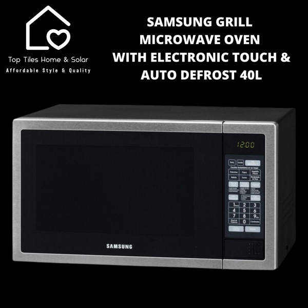 Samsung Grill Microwave Oven With Electronic Touch & Auto Defrost - 40L