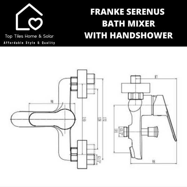 Franke Serenus Chrome Bathroom Mixer Combo