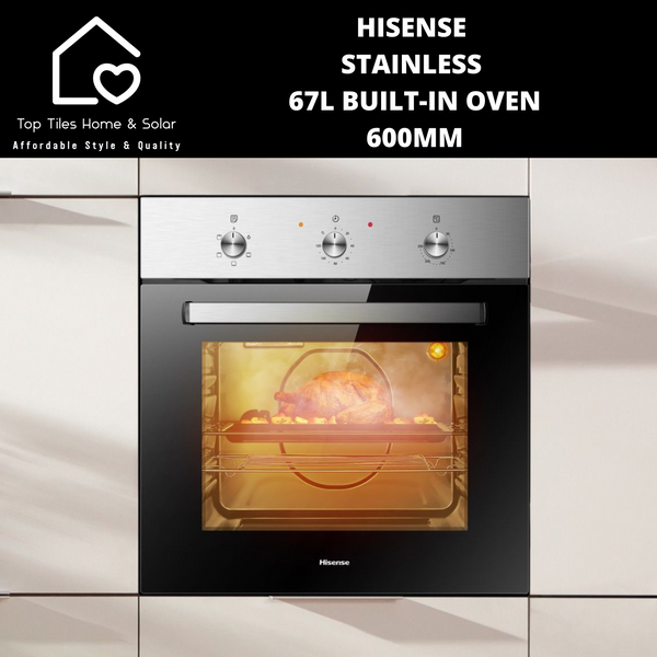 Hisense Stainless 67L Built-in oven - 600mm