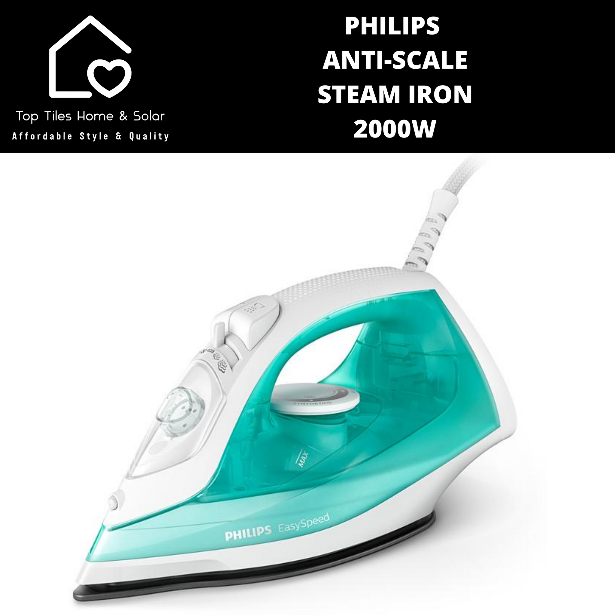 Philips Anti-Scale Steam Iron - 2000W