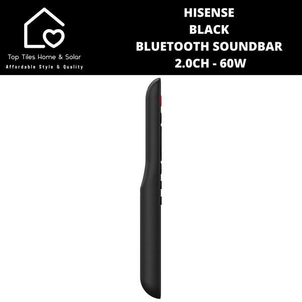 Hisense Black Bluetooth Soundbar 2.0Ch - 60W