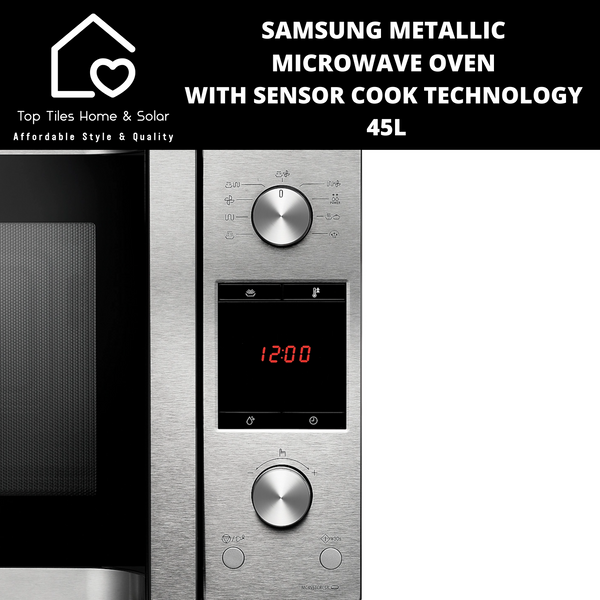 Samsung Metallic Microwave Oven With Sensor Cook Technology - 45L