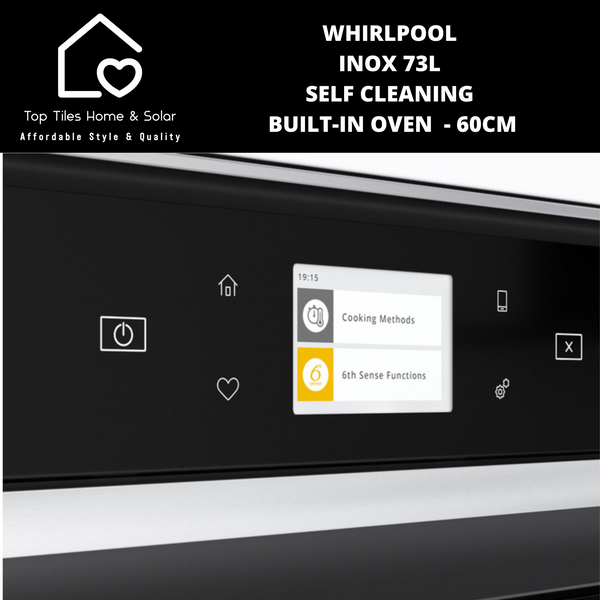 Whirlpool Inox 73L Self Cleaning Built-In Oven - 60cm