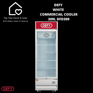 Defy White Commercial Cooler - 309L DFD309